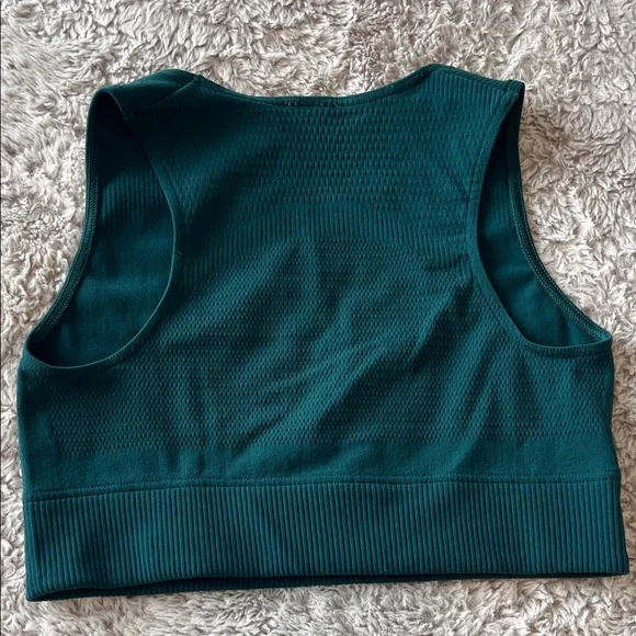 Gymshark Deep Green Crop Top - Picture 3 of 5